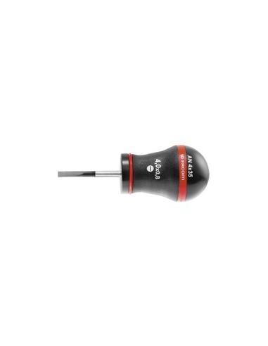 Modelo cuchilla corta, contera plana